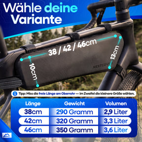Bikepacking Rahmentasche (38-46cm)