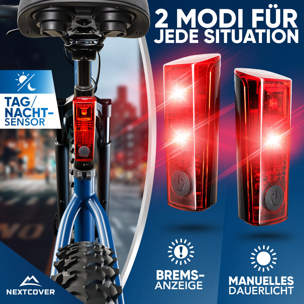 fahrradsattel mit beleuchtung Fahrradsattel ComfortOne & Fahrradlicht LightPro Set