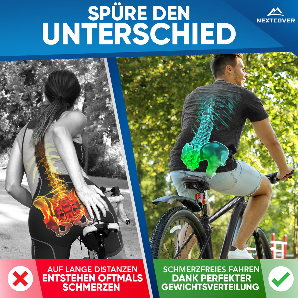 perfekter fahrradsattel Fahrradsattel ComfortOne & Fahrradlicht LightPro Set