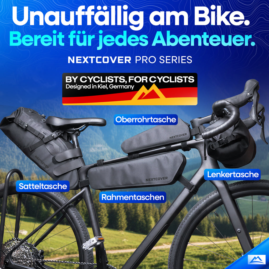 Bikepacking Satteltasche – wasserdicht & bereit für jedes Abenteuer