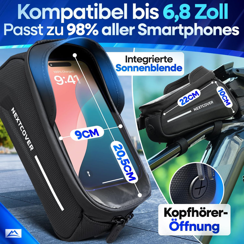 fahrrad handytasche e-bike Rahmentasche Fahrrad mit Handytasche