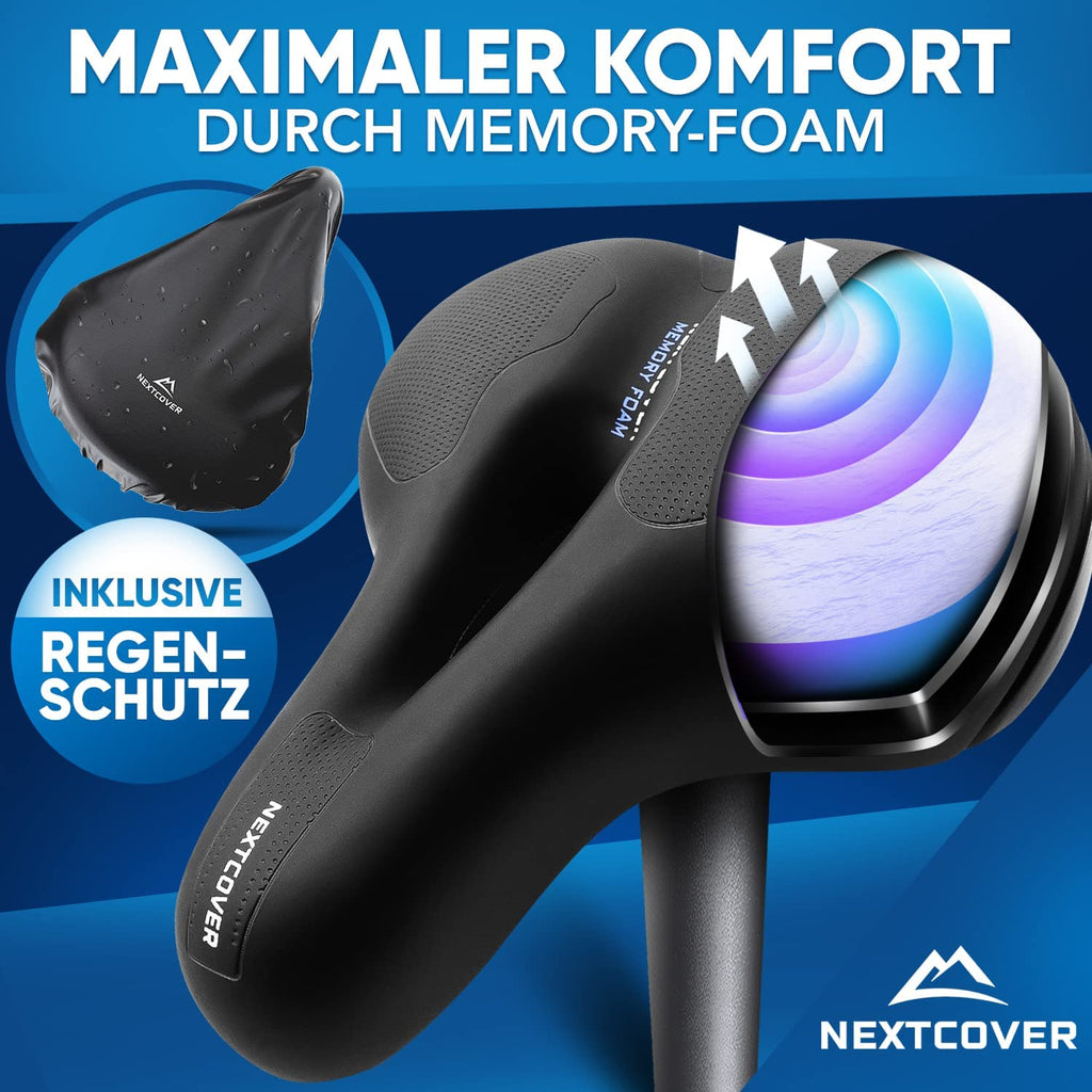 ergonomischer fahrradsattel Nextcover Ergonomischer Airflow Fahrradsattel mit Memory-Foam
