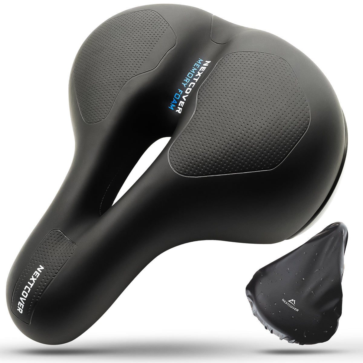 Nextcover Ergonomischer Airflow Fahrradsattel mit Memory-Foam