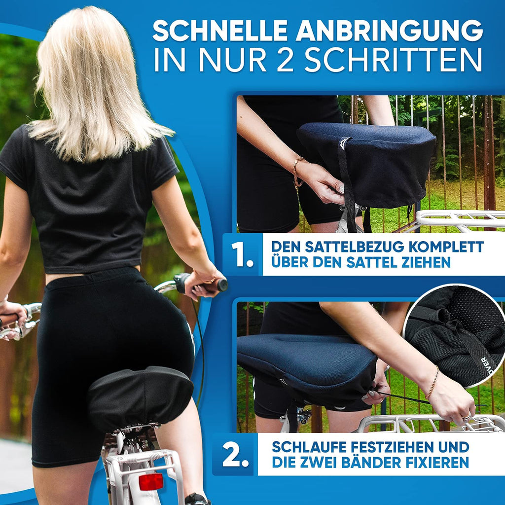 Gelbezug Sattelbezug Sattelüberzug Fahrradsattel Komfort Fahrrad Schoner Dunlop Gelbezug Sattelbezug Sattelüberzug Fahrradsattel Komfort Fahrrad Schoner Dunlop
