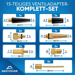 fahrrad ventil adapter kaufen Nextcover Fahrradventil Adapter Set